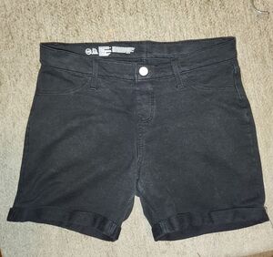 Wonder Nation Black Jean Shorts for Women